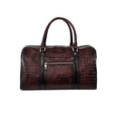 SHELBY CROCC PRINT DUFFLE BAG