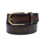 SPECTOR WOODEN TEXTURED FLAT BELT